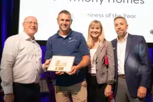 Harmony Homes Accepts Portsmouth's Large Business of the Year Award 2022